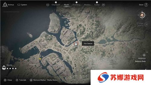 刺客信条影若狭**像位置一览