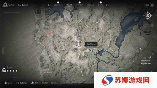 刺客信条影山城**像位置一览