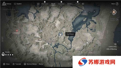 刺客信条影山城**像位置一览