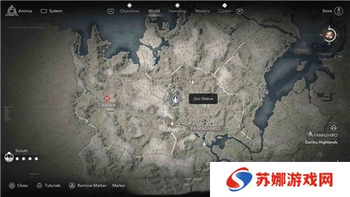 刺客信条影山城**像位置一览