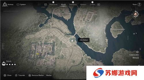刺客信条影山城**像位置一览
