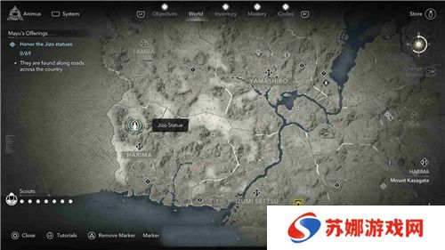 刺客信条影播磨**像位置一览