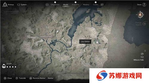 刺客信条影伊贺**像位置一览