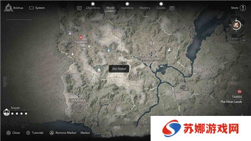 刺客信条影丹波**像位置一览