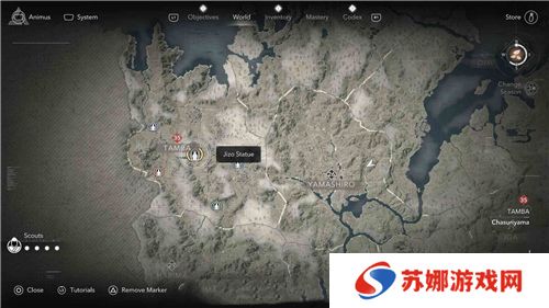 刺客信条影丹波**像位置一览