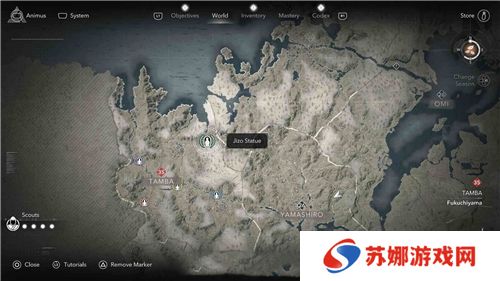 刺客信条影丹波**像位置一览
